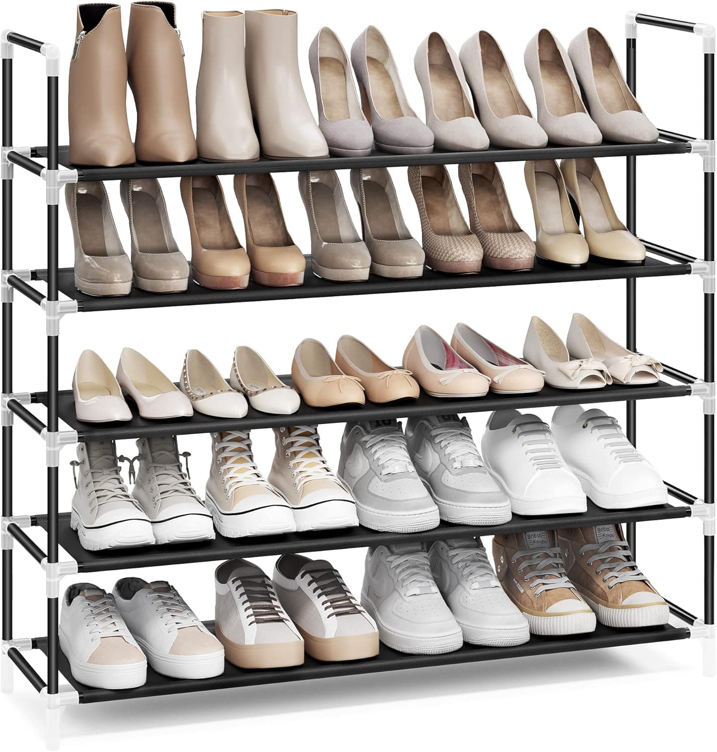 SONGMICS Prateleira de sapatos de 5 níveis