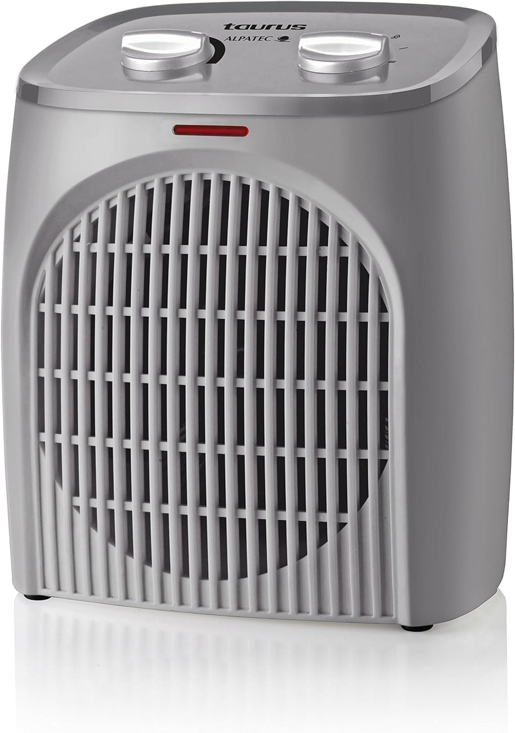 Taurus Tropicano Bagno Termoventilador, aquecedor compacto, segurança IP21 especial casas de banho, termostato regulável, 2 velocidades de calor (1000 W - 2000 W) ventilador, luz LED, silencioso