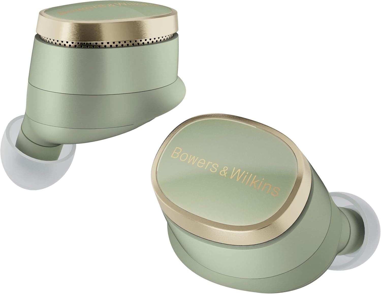 Bowers & Wilkins Pi8 Auriculares sem fios True Wireless com Bluetooth, AptX, cancelamento de ruído ativo (ANC) e microfones integrados - Jade Green