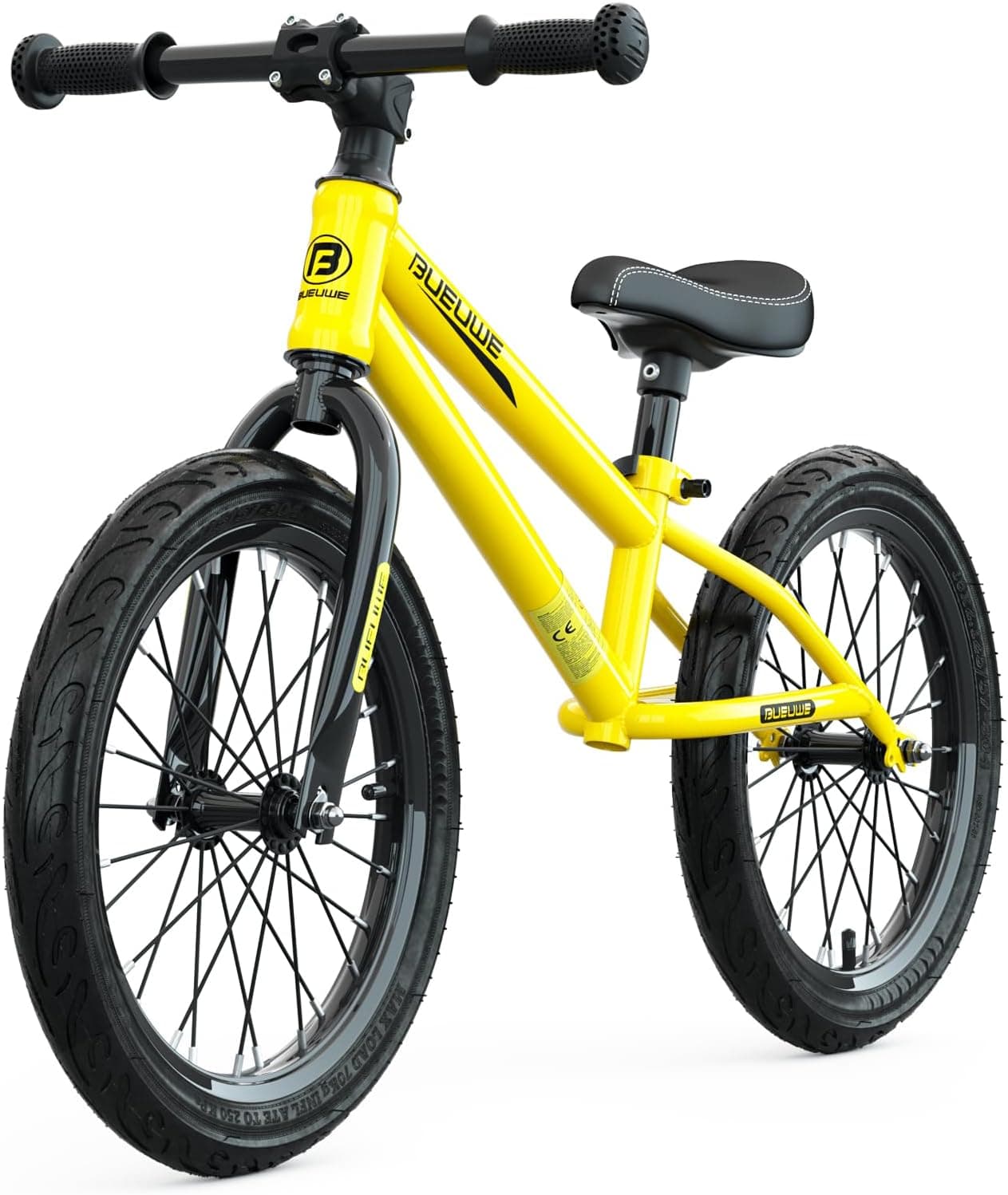 GASLIKE Bicicleta sem pedais para crianças, bicicleta de equilíbrio com selim ajustáveis, até 40 kg