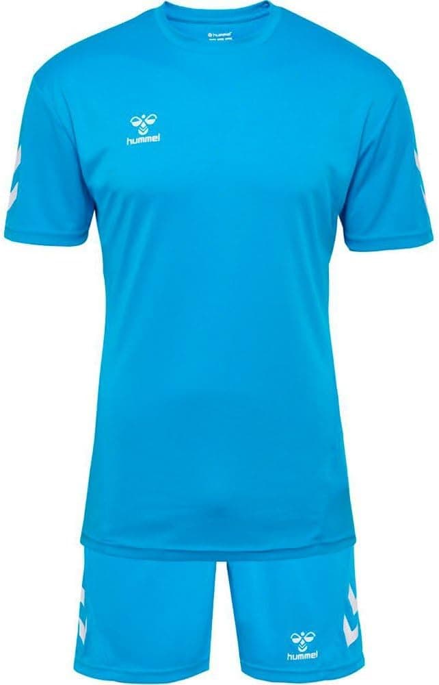 hummel Hmllogo Conjunto de t-shirt e calções desportivos unissexo para adulto