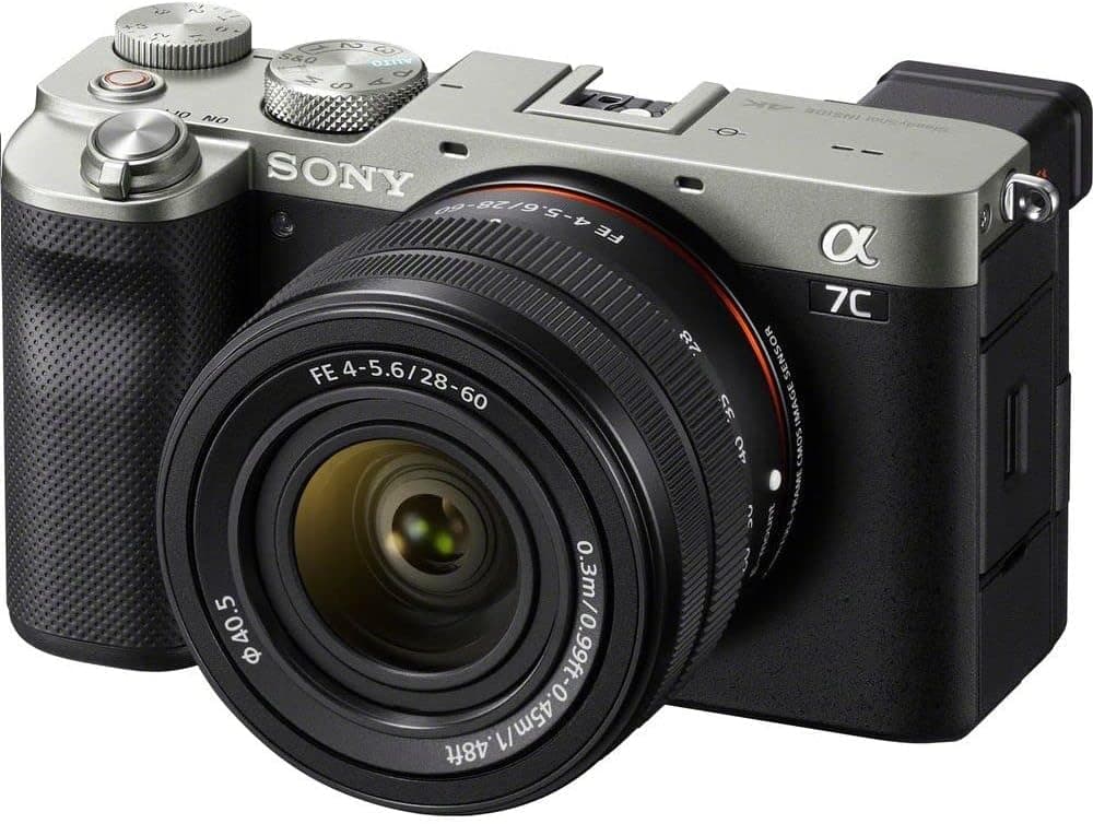 Sony Alpha 7C | Câmara fotográfica full frame mirrorless com objetiva FE 28-60 mm prata