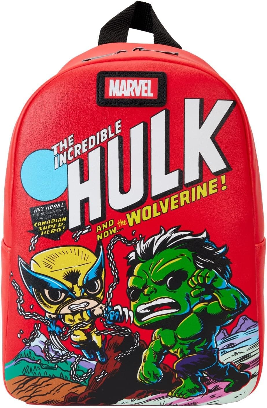 Loungefly Pop! MINIBK: Marvel - Wolverine - Wolverine 50TH Anniversary Comic Action - X-Men - Bolsa colecionável - ideia de presente - Mercadoria oficial - para rapazes, meninas e homens e mulheres