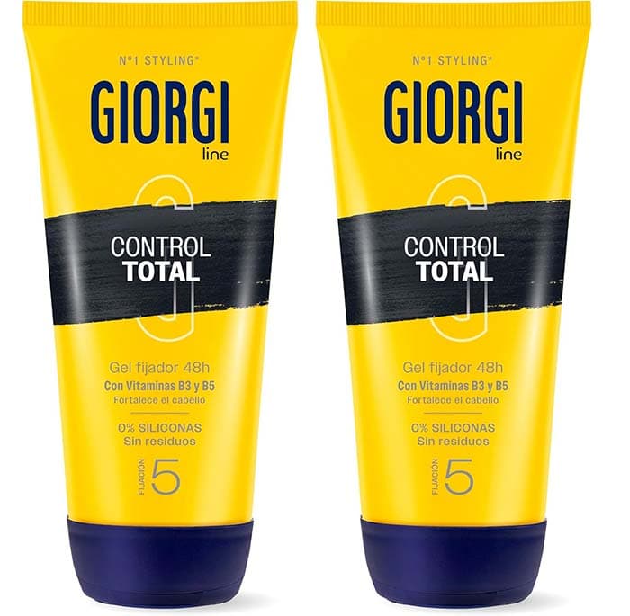 Giorgi Line - Controlo total de borracha, 0% silicone, fixação e duração 48h sem resíduos, acabamento impermeável, fixação 5 - 170 ml x 2