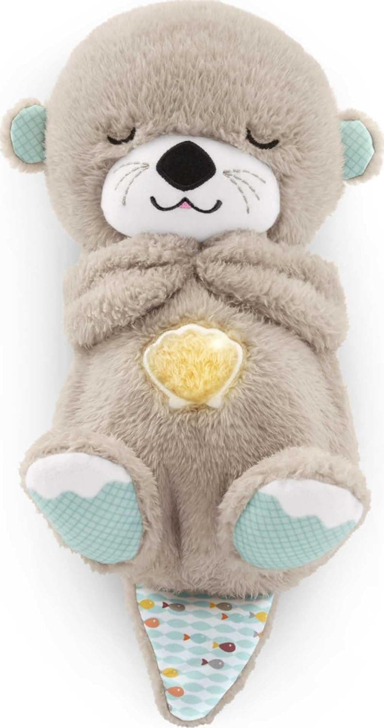 Fisher-Price FXC66 Brinquedo de berço e peluche para bebé recém-nascido, em forma de lontra, para a hora de dormir