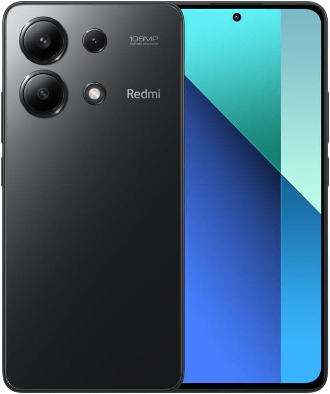 Xiaomi Redmi Note 13 4G Smartphone de 8+128 GB, ecrã de 6,67" AMOLED FHD+ 120Hz, Snapdragon 685, câmara tripla de até 108MP, carregamento rápido de 33W