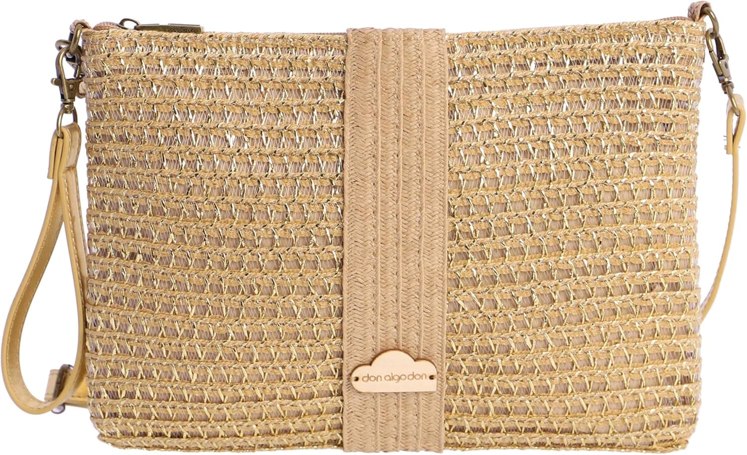 Don Algodon Elvas, Bolsa tiracolo de ráfia para mulher