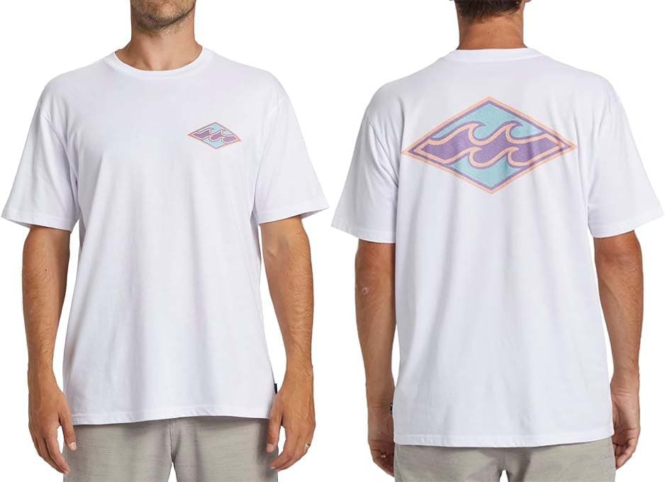 Billabong Men's Wave SS Bleistift T-shirt para homem