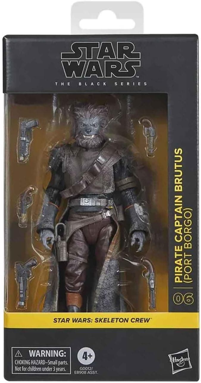 Star Wars The Black Series Pirate Captain Brutus | Figura de ação articulada 15 cm Star Wars Skeleton Crew