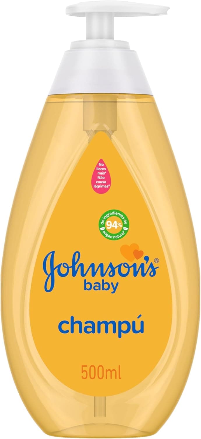 Johnson's Baby Shampoo Clásico | Champô suave hipoalergénico para bebés e crianças, 500 ml