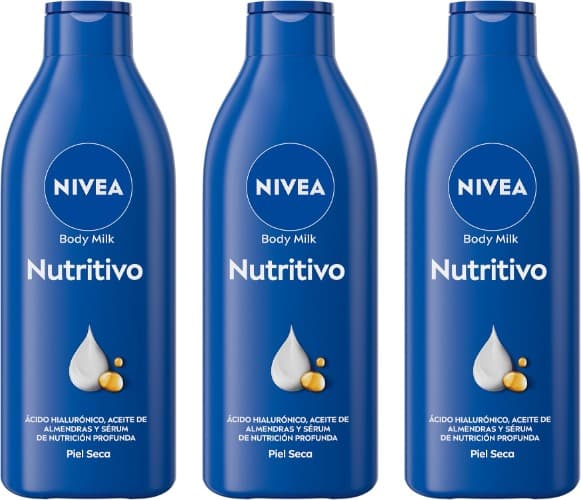 NIVEA Body Milk nutritivo, 400 ml x 3