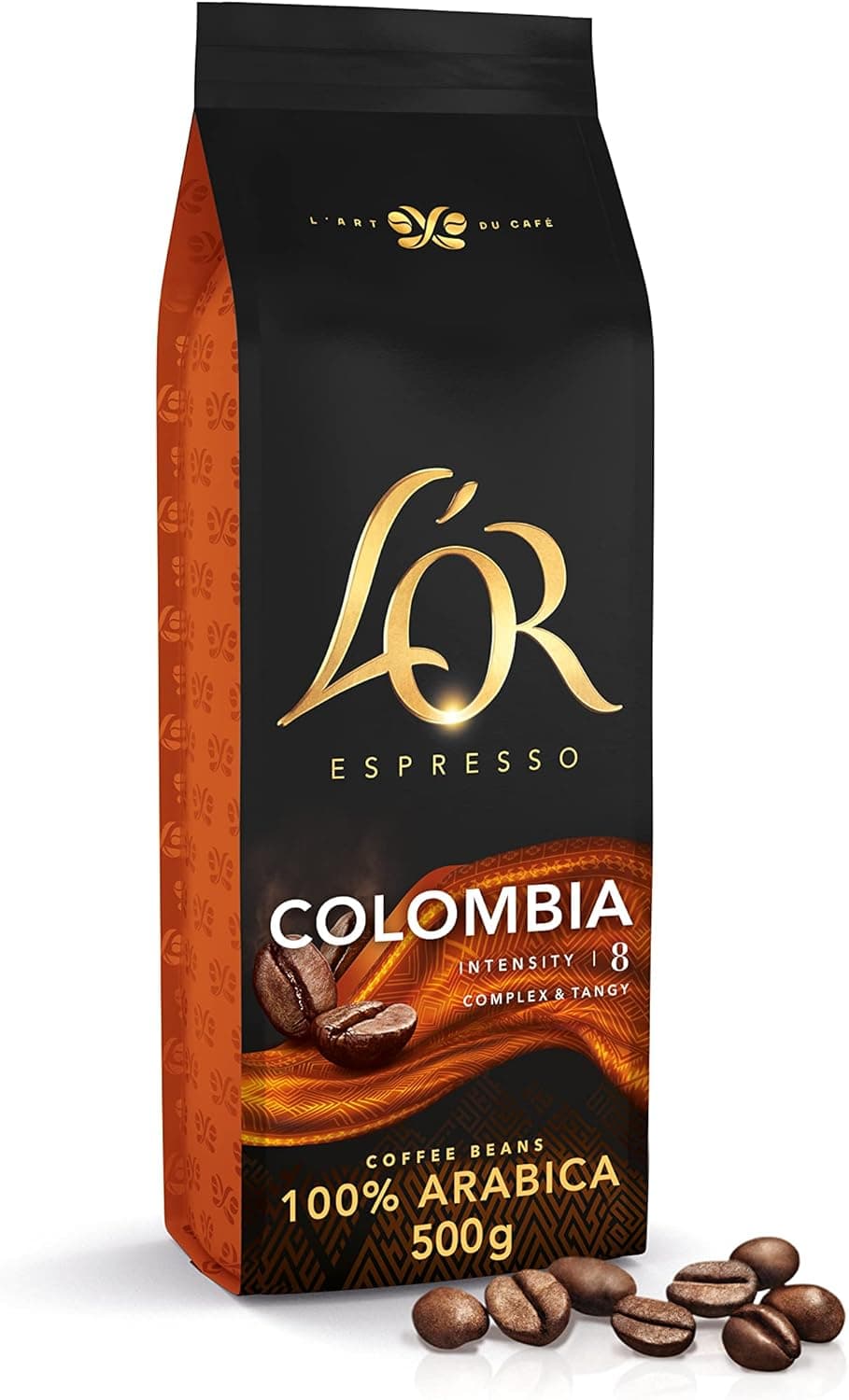L'OR Espresso Colombia | Café em grão 100 por cento arábica intensidade 8 embalagem de 500 g