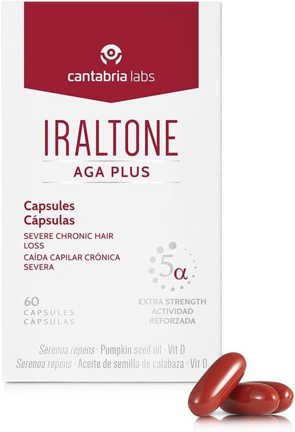 Iraltone Aga Plus Cápsulas - complemento alimentar para o manuseamento da queda empilhar crônica grave, sem glúten, sem lactose, 60 cápsulas