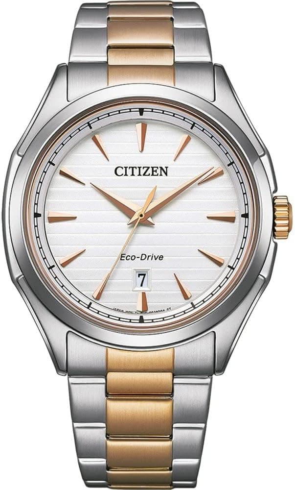 Citizen AW1756-89A | Relógio analógico de quartzo japonês para homem com bracelete em aço inoxidável