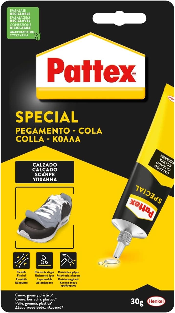 Pattex Special Cola forte para calçado, para solas, saltos, fivelas, laços e tachas, 30 g 