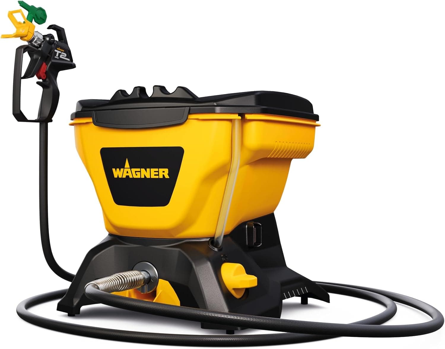 WAGNER Airless Pulverizador de pintura controlo 150 M para pinturas de parede, esmaltes, vernizes, proteção de madeira e contra a corrosão, 0-900 ml/min, 110 bar, depósito 5500 ml, mangueira 7,5 m