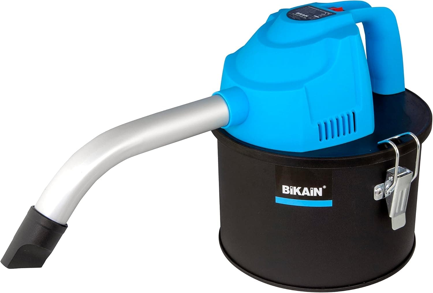 Aspirador de cinzas portátil para pellet, design compacto, 600 W, potência e capacidade de 4 l, sistema de limpeza com filtro HEPA, balde de aço inoxidável, limpeza chaminés e pellet, Bikain