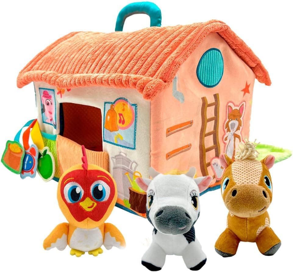 La Granja De Zenón BANDAI Mi Primeira musical, divertida e educativa quinta interativa multicor AR85000