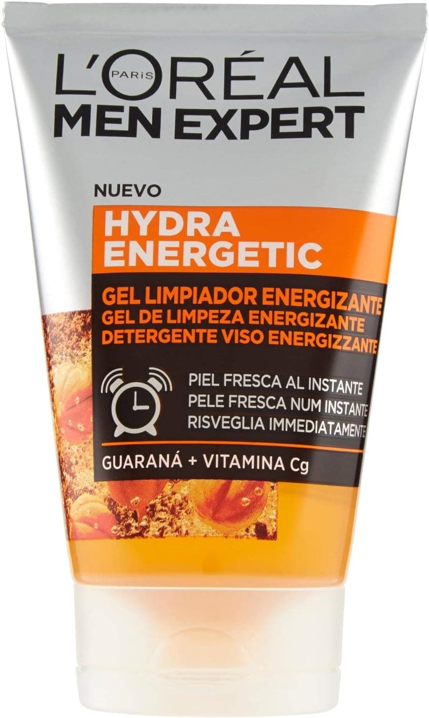 L'Oréal Paris Men Expert Hydra Energetic Gel de limpeza para homem, 100 ml