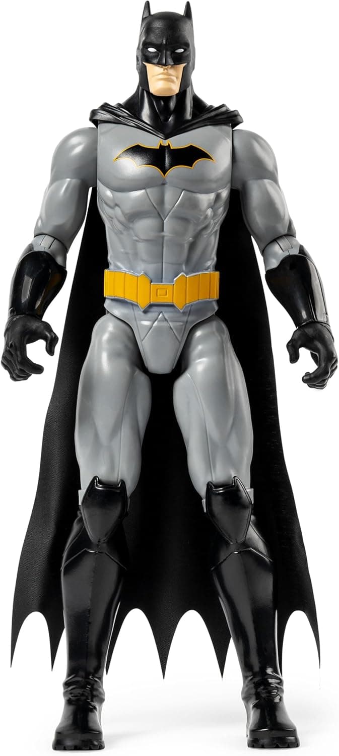 DC Batman - Figura Batman Rebirth 30 cm Comics, boneco Batman 30 cm articulado, 6071134, brinquedos para crianças 3 anos