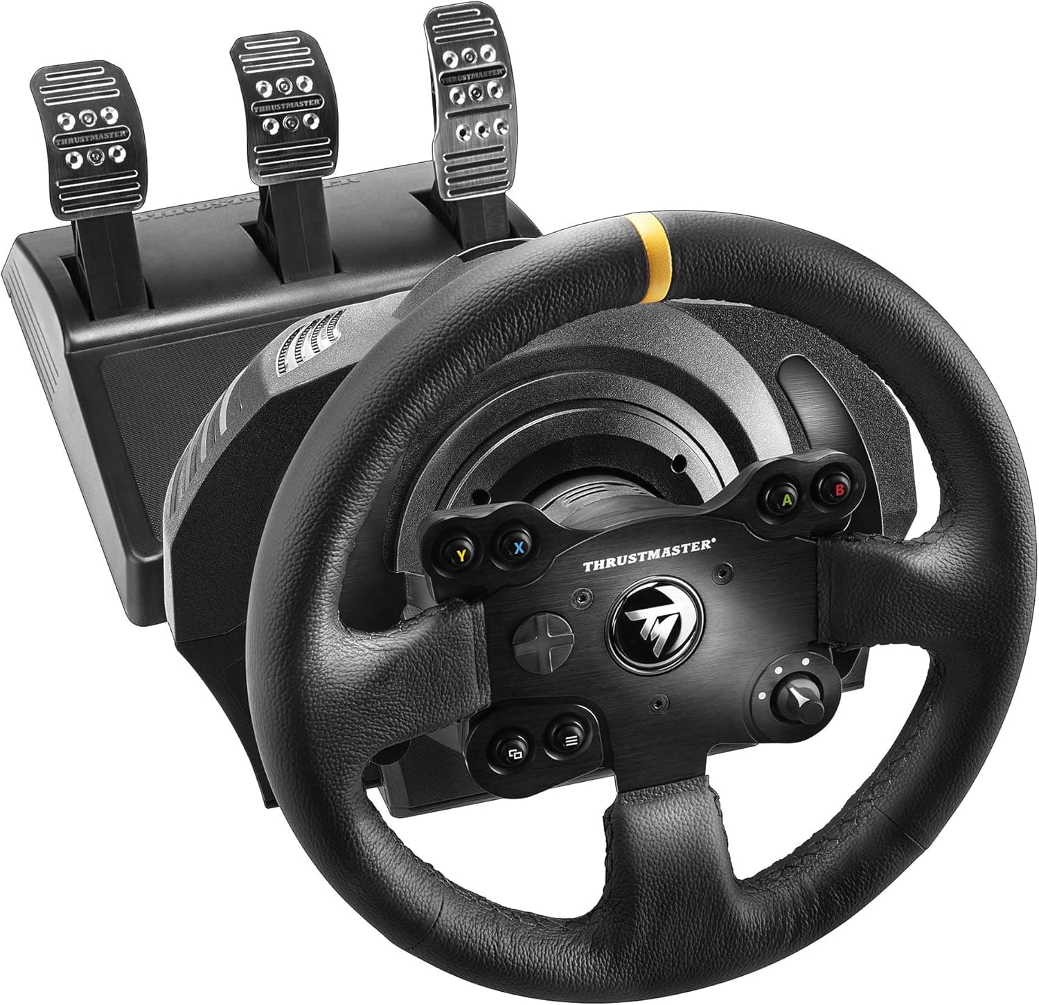 Thrustmaster TX Racing Wheel Leather Edition - Volante Force Feedback em couro preto para Xbox Series X|S / Xbox One / PC
