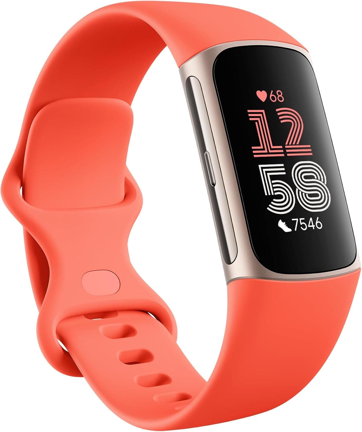 Google Fitbit Charge 6 Pulseira de atividade com 6 meses de subscrição do serviço premium incluída, 7 dias de bateria, Google Wallet e Google Maps