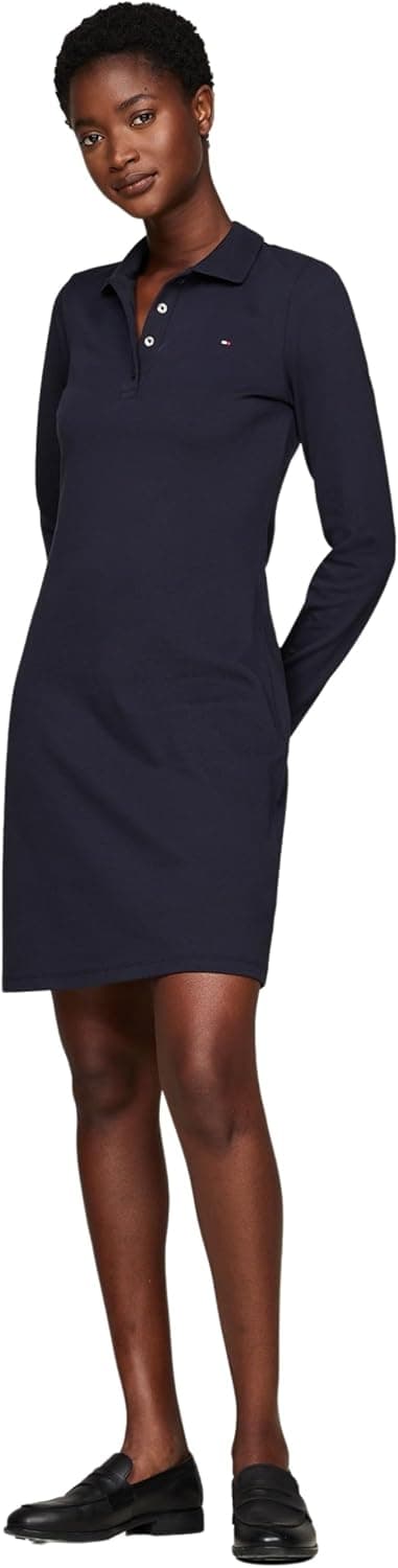 Tommy Hilfiger 1985 Pique Polo Dress | Vestido polo casual de senhora slim fit