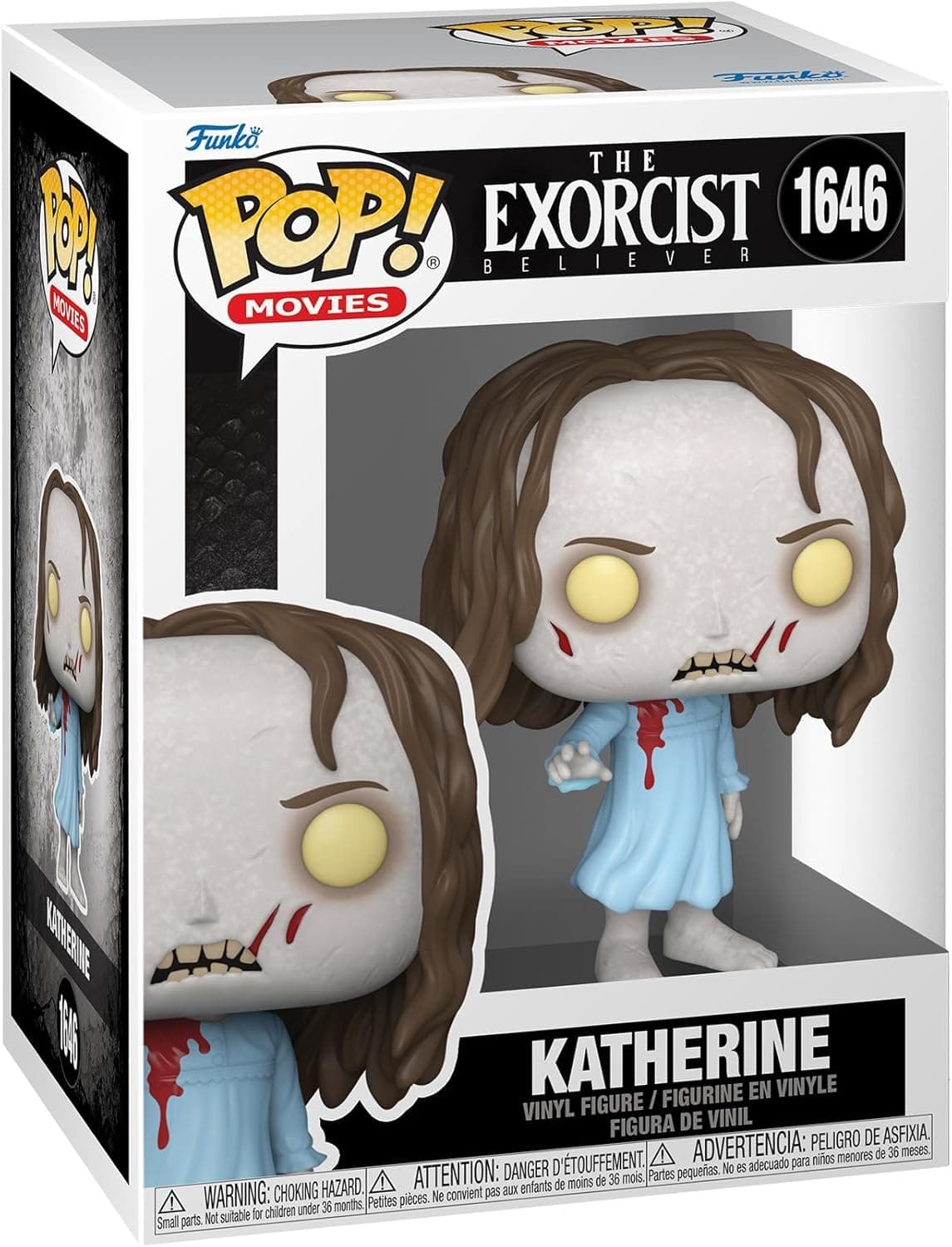 Funko Pop! Filmes: The Exorcist - Kathrine - Katherine - (Possessed) - The Exorcist Believer - Figura de vinil colecionável
