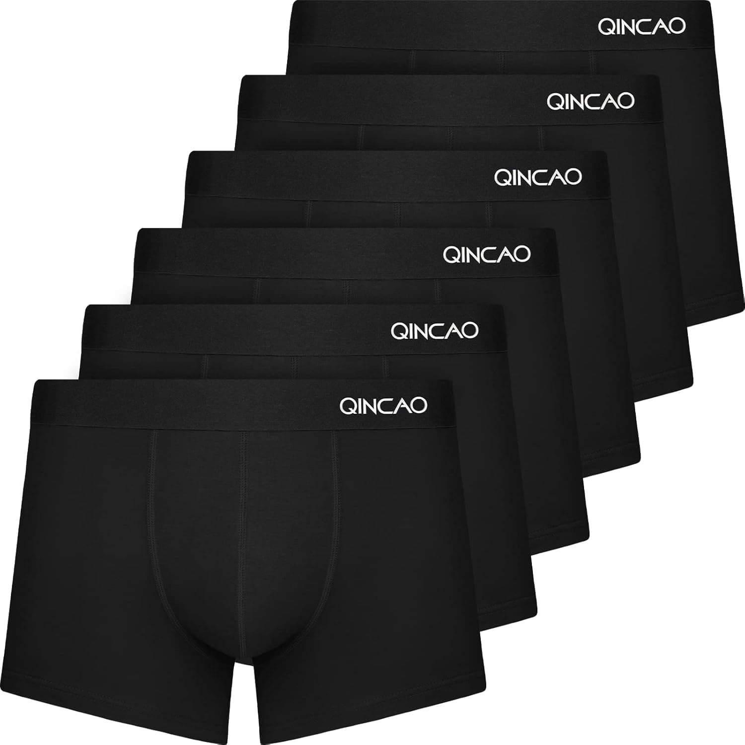 QINCAO Boxers para homem, pack de 6