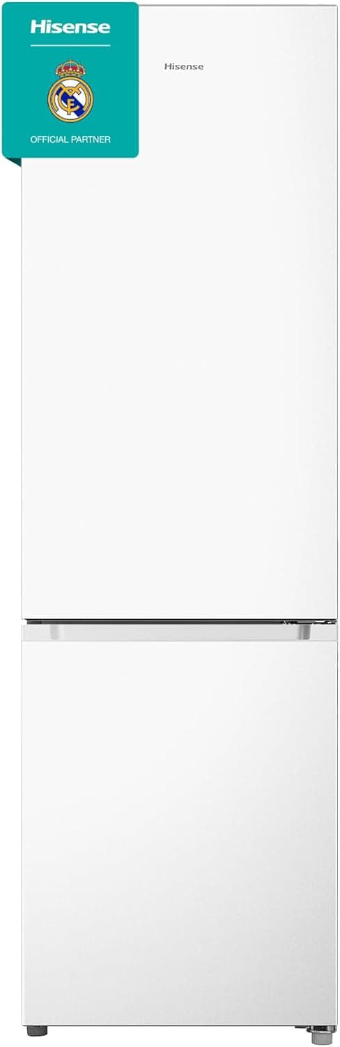 Hisense RB343D4CWE | Frigorífico combinado 269 L com porta reversível e iluminação LED
