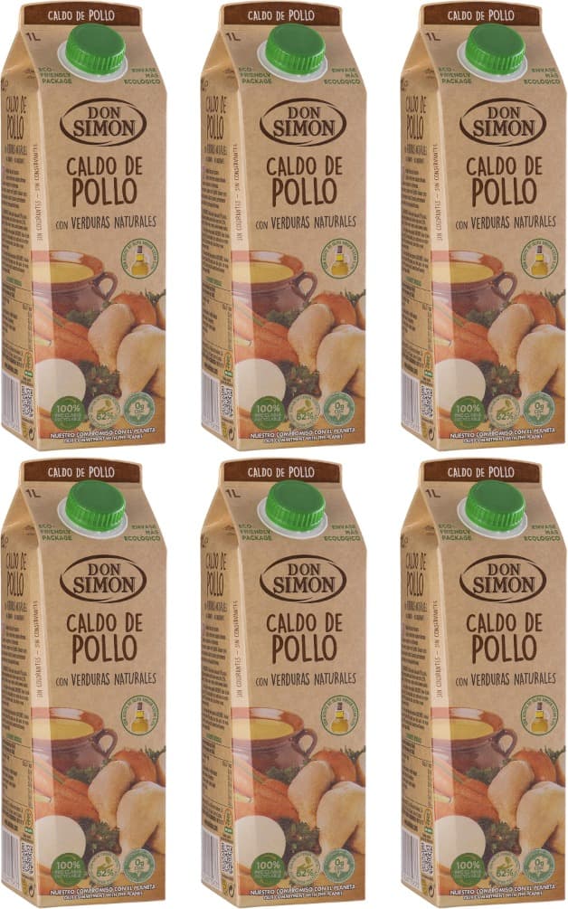 Don Simón caldo de frango, 1 L (pacote de 6)