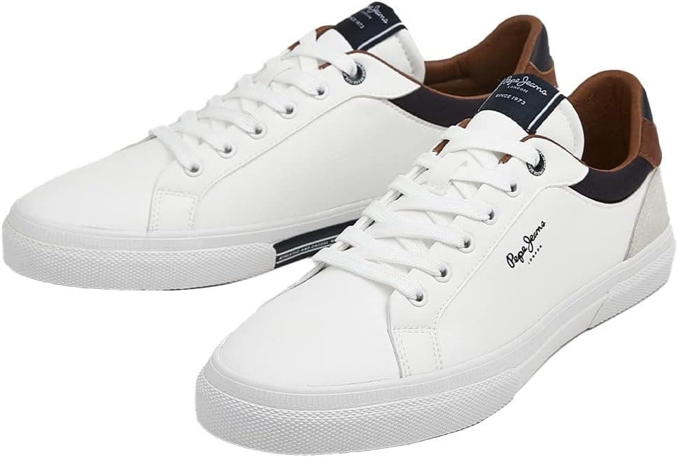 Pepe Jeans Kenton Court | Sapatilhas casuais em pele para homem