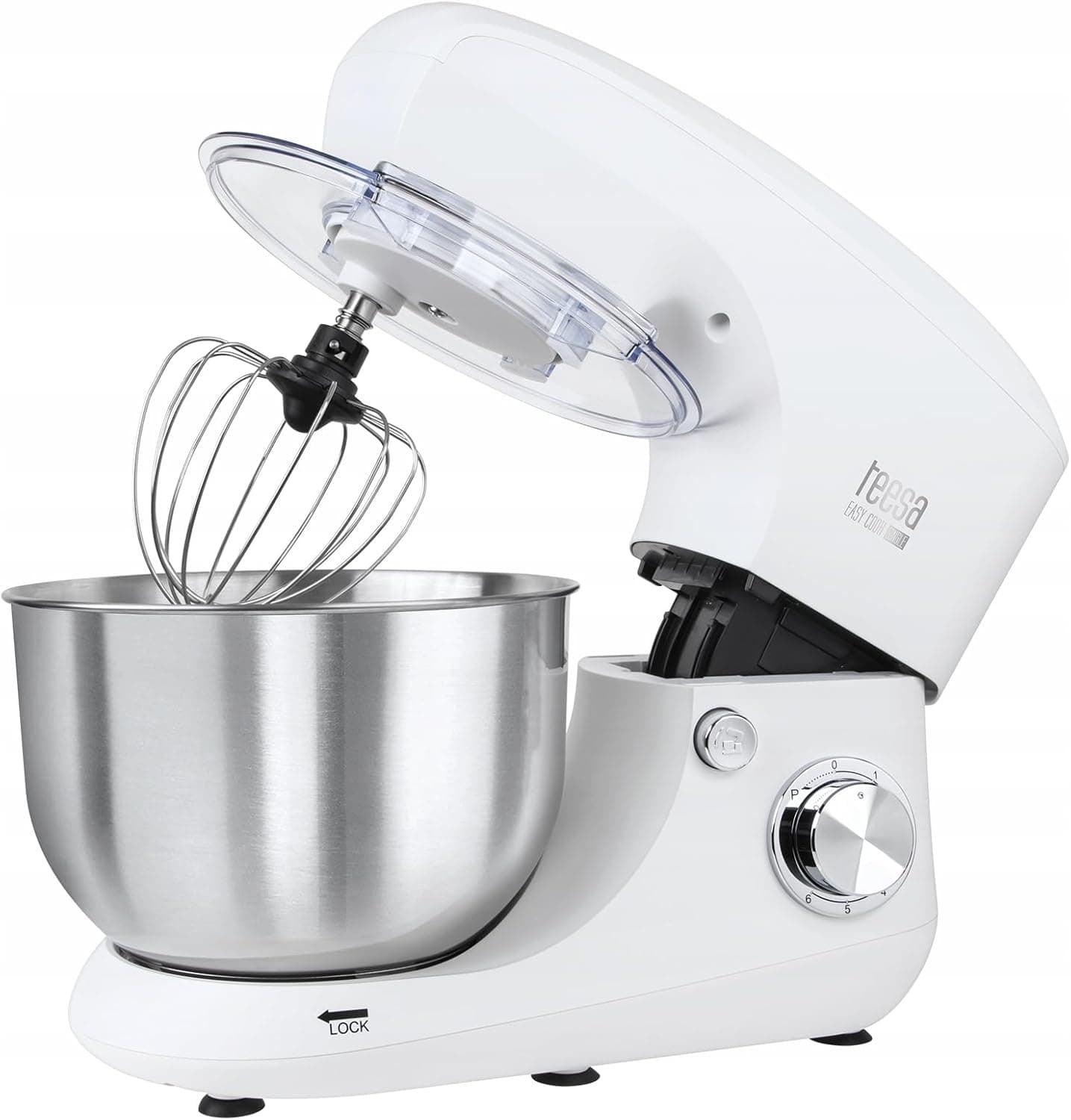 teesa TSA3545-W Easy Cook Single White-Robô de cozinha, cor branca, 1400 W, 1 liter, 44 decibéis, aço inoxidável