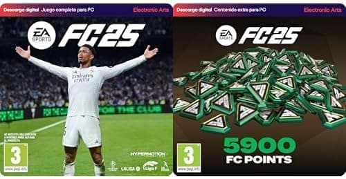 EA SPORTS FC 25 Standard Edition PCWin | Codigo de descarga + EA SPORTS FC 25 5900 FC POINTS