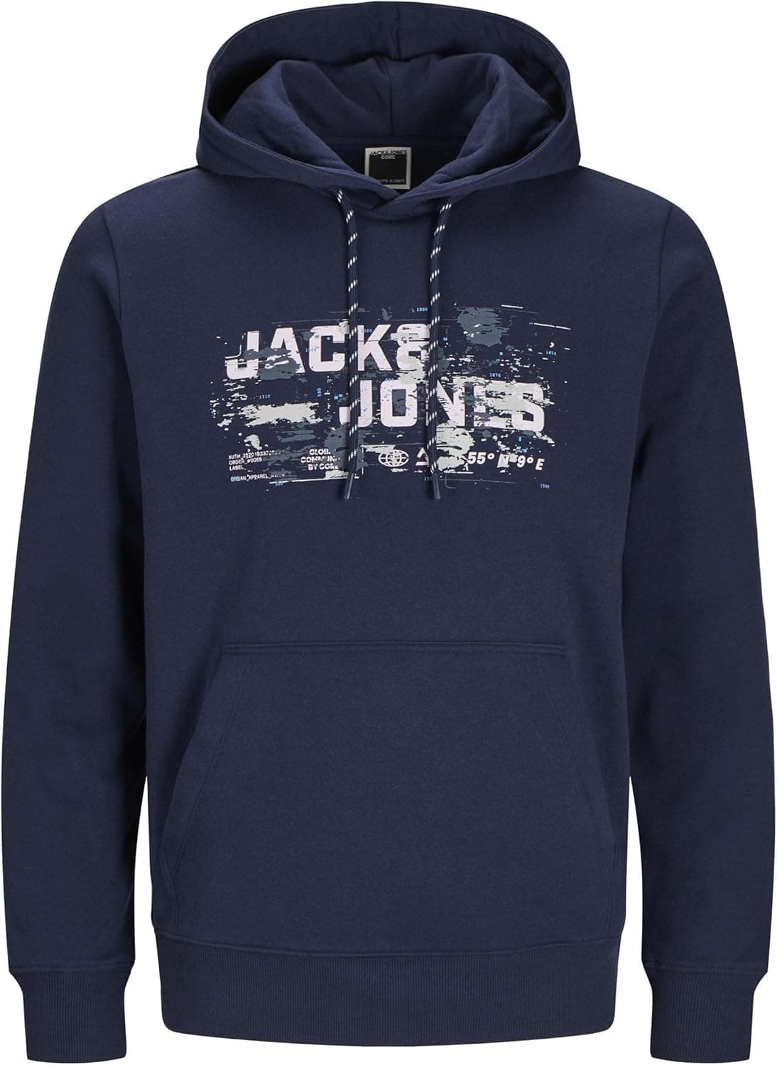 JACK & JONES Jcooutdoor Logo Sweat Hood Sn Camisola com capuz para homem