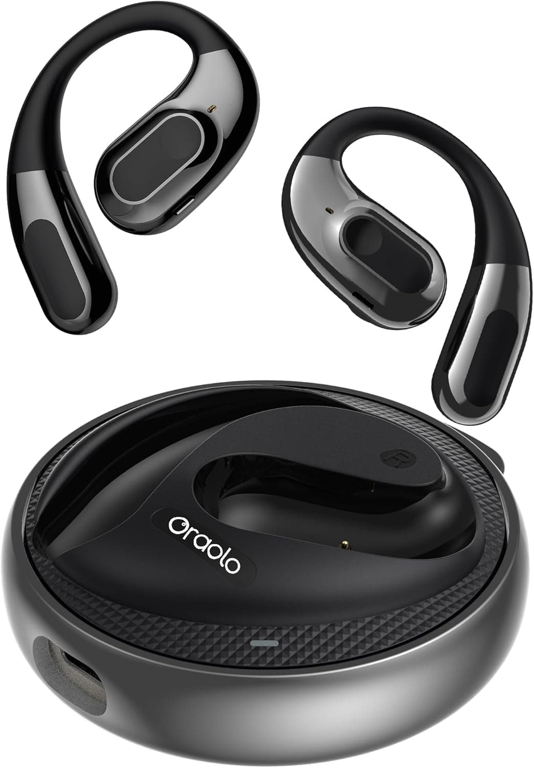 Oraolo Sport 5.4 | Auriculares desportivos Bluetooth open ear com cancelamento de ruído, IPX7 e 60 horas de autonomia