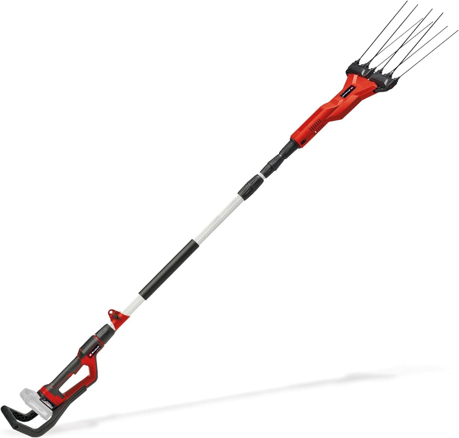 Einhell Vareador de azeitonas com bateria GE-FS 18/53 Li-Solo Power X-Change (18 V, 53 cm de largura de trabalho, 310 cm de comprimento total, telescópico, dentes intercambiáveis, sem bateria)