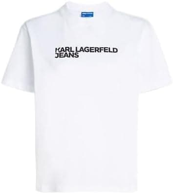 KARL LAGERFELD JEANS Reg SS T-shirt essencial para mulher