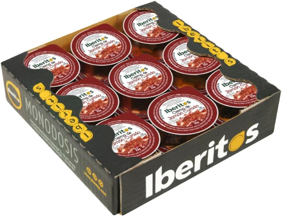 Iberitos Creme de presunto curado - bandeja 18 x 25 g