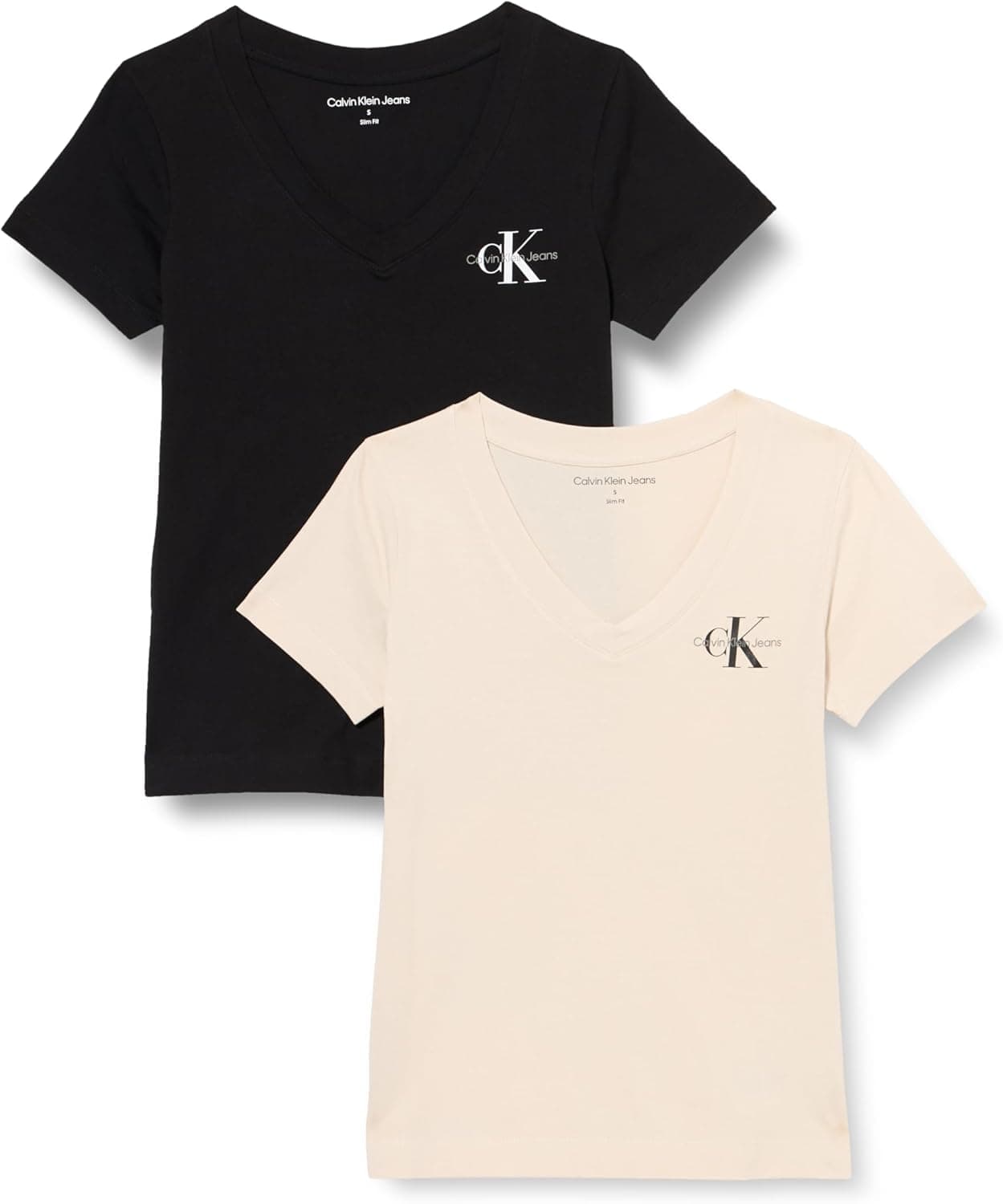 Calvin Klein T-shirts para mulher, pack de 2