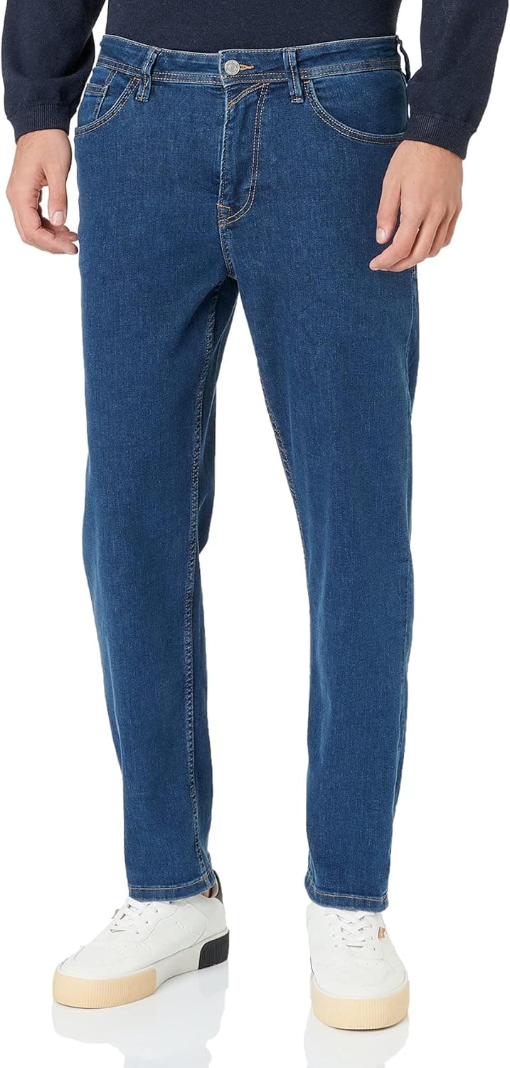 TOM TAILOR Denim Calças de ganga de corte folgado para homem