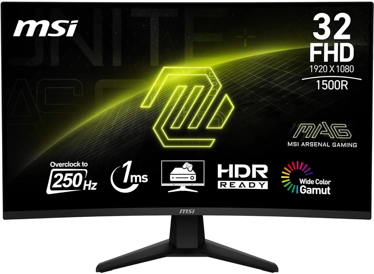 MSI MAG 32C6X | Monitor gaming curvo 31,5 polegadas FHD