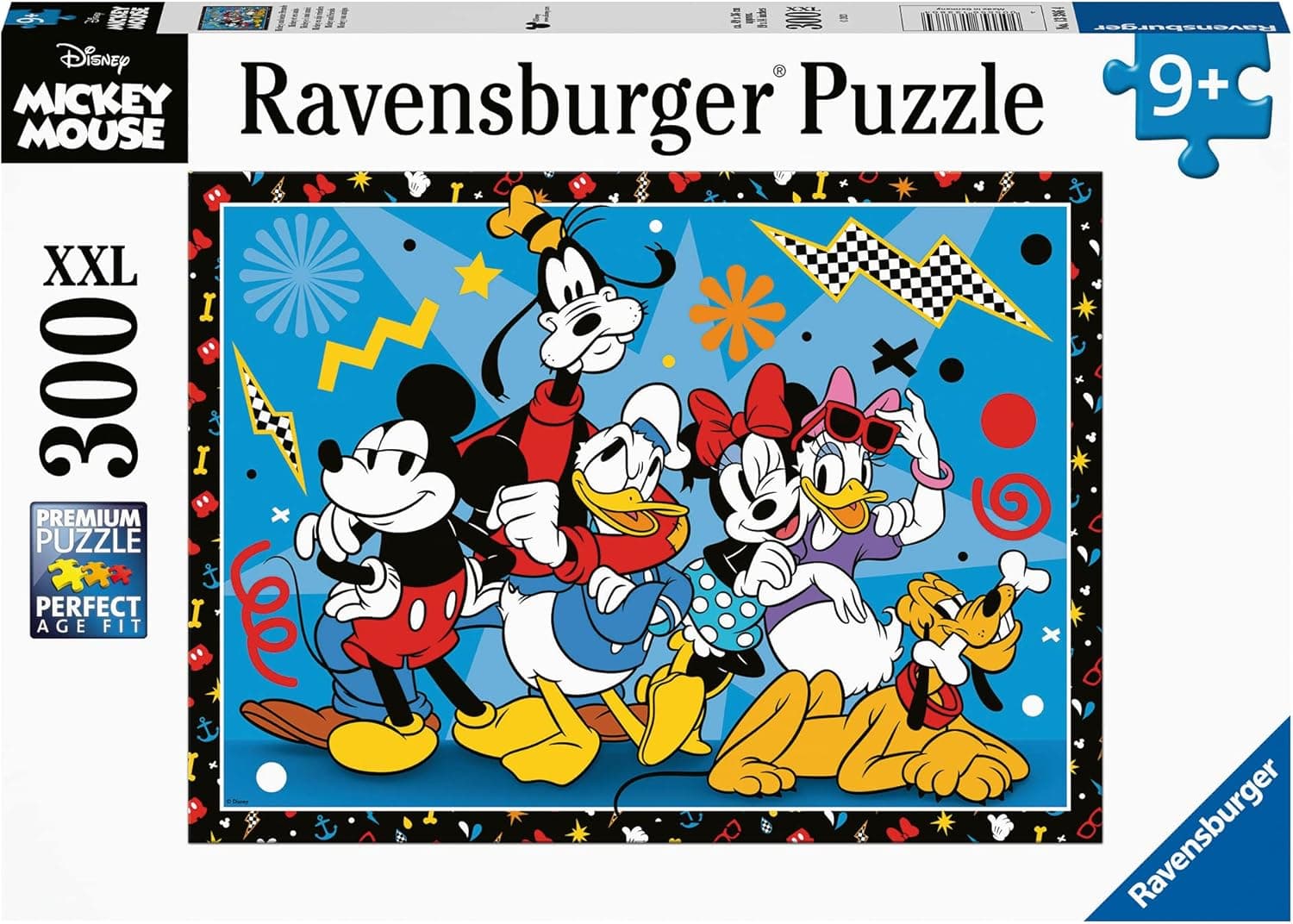 Ravensburger - Puzzle Disney: Mickey Mousse e amigos Disney 100, puzzble com 300 peças para crianças de 9 anos ou mais