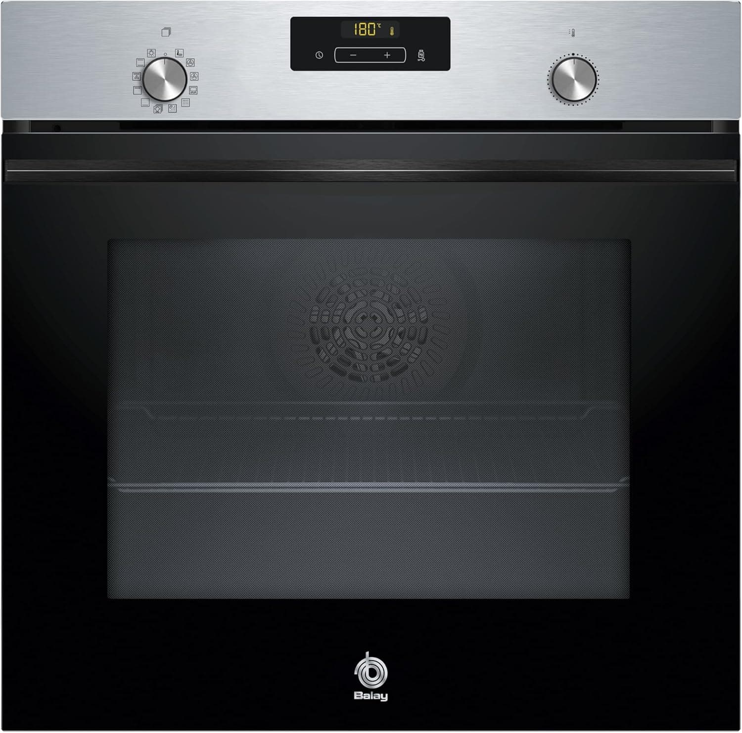 Balay 3HB4841X3 | Forno multifunções 60 cm com pirólise e aqualise em vidro preto