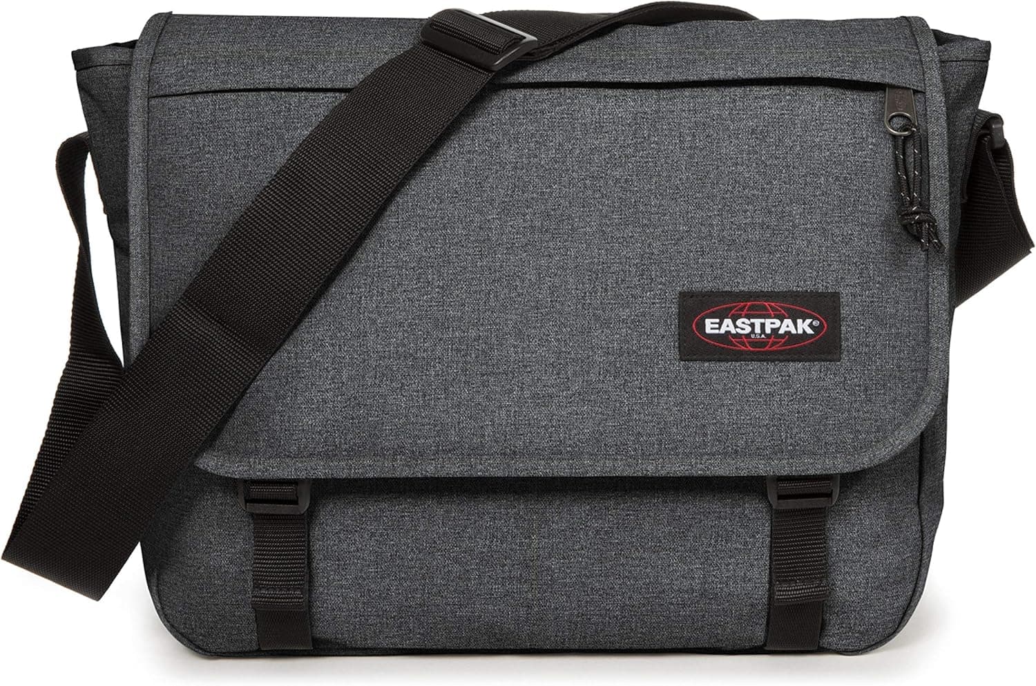 EASTPAK Delegate+ | Mala tiracolo em tecido resistente cor preta