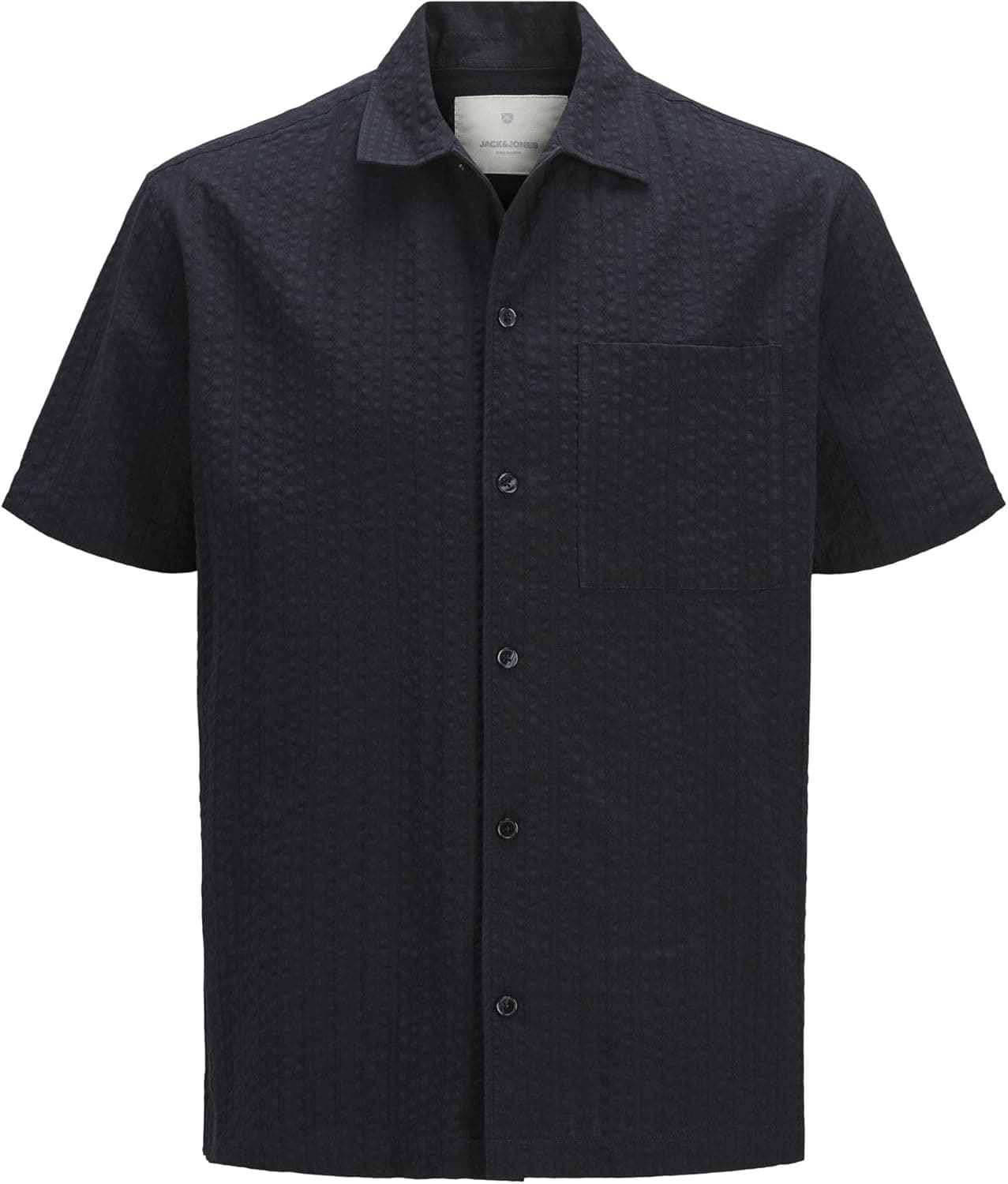 Jack & Jones Jprcceaston | Camisa de manga curta em seersucker para homem