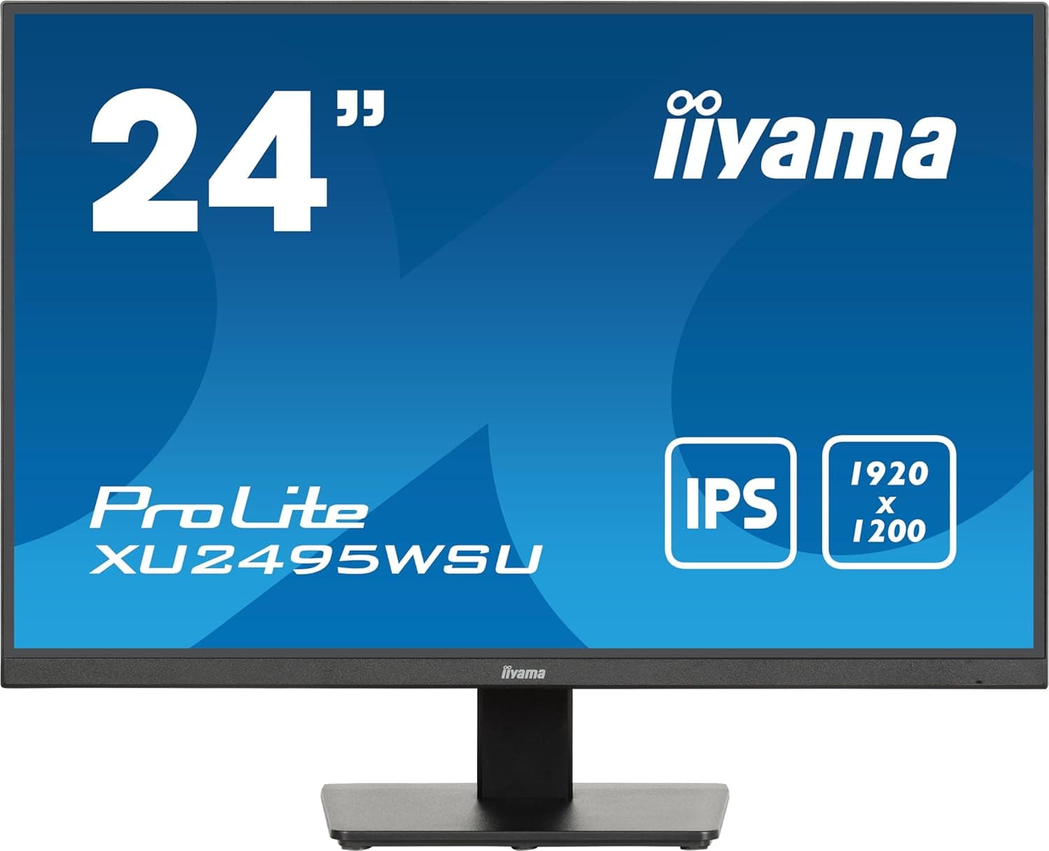 iiyama XU2495WSU-B7 | Monitor IPS 24.1'' WUXGA com HDMI DisplayPort colunas e hub USB