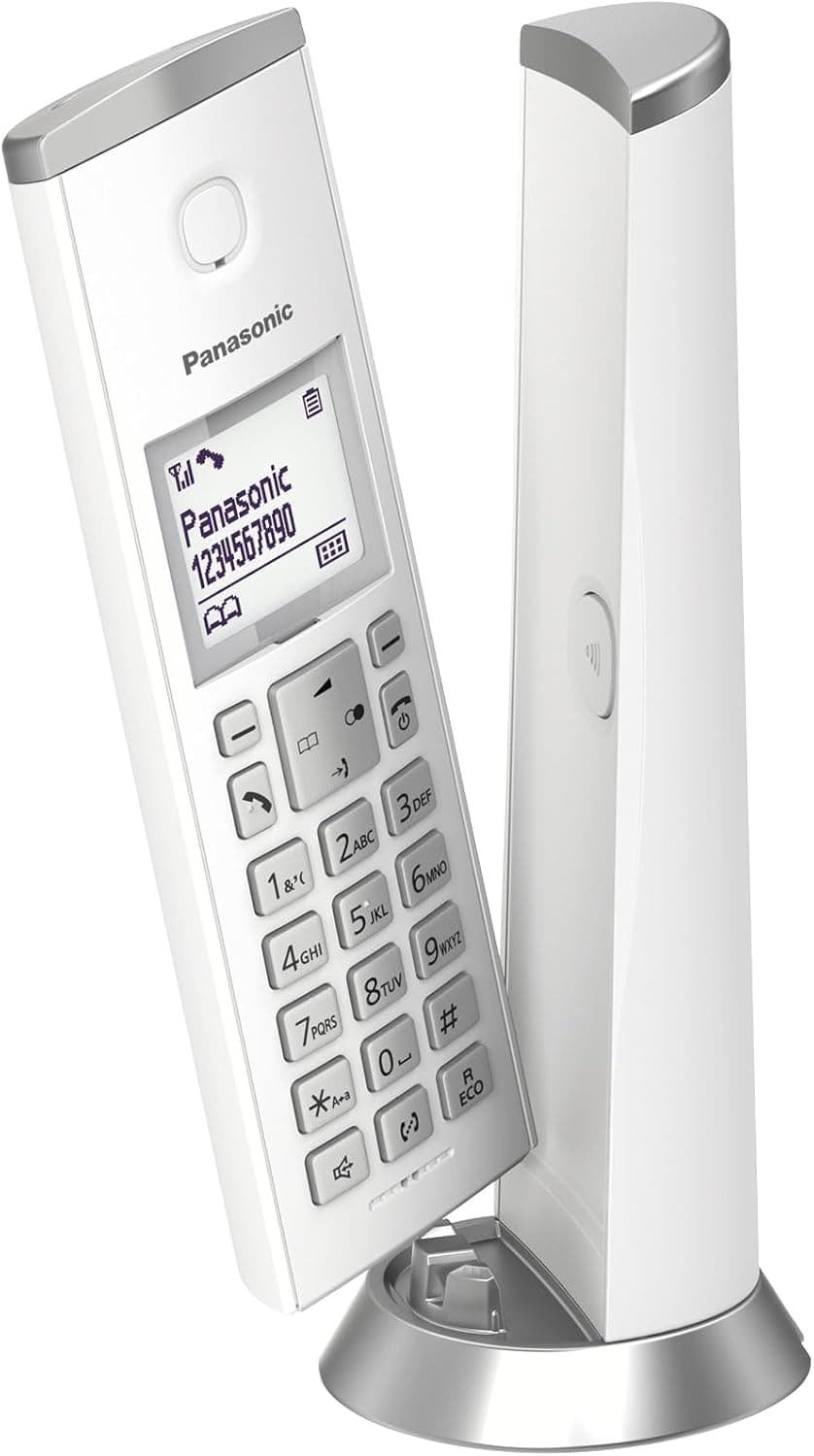 Panasonic KX-TGK210 Telefone DECT Identificação de chamadas branco