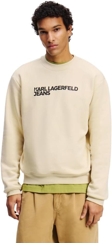 Karl Lagerfeld Jeans Reg Essential Logo Sweat camisola para homem