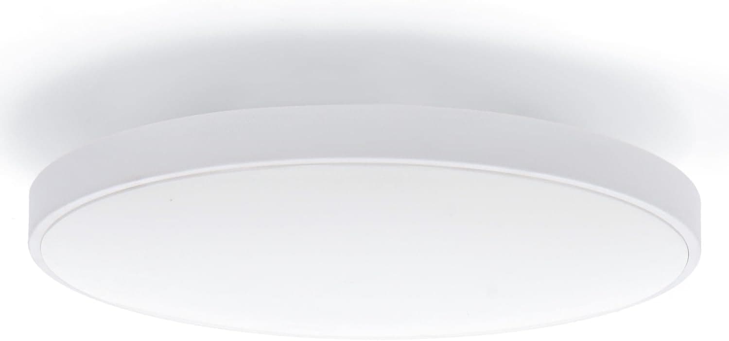 M LEDME - Plafon LED teto 15 W, candeeiro de teto para casa de banho IP44, 1.500 lúmenes, cor luz fria (6000 K) para casa de banho, cozinha, varanda